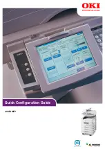 Oki C9850 MFP Quick Configuration Manual preview