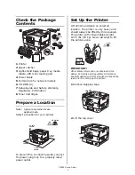 Preview for 2 page of Oki C9850hdn Setup Manual