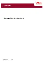 Oki CX 1145 MFP Network Administration Manual preview