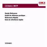 Oki CX3641 MFP Handy Reference preview