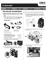 Oki CX3641 MFP Module Manual preview