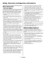 Preview for 2 page of Oki CX3641 MFP Safety And Warranty Manual