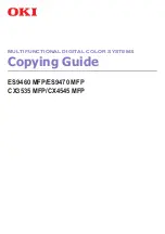 Oki CX4545 MFP Copying Manual предпросмотр