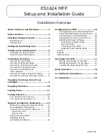 Preview for 3 page of Oki ES 1624n MFP Setup And Installation Manual