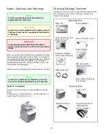 Preview for 4 page of Oki ES 1624n MFP Setup And Installation Manual