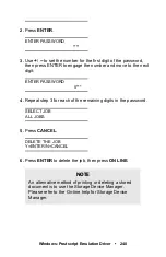 Preview for 240 page of Oki ES 1624n MFP User Manual