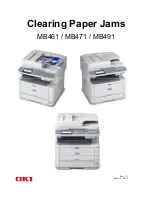 Oki MB461MFP Clearing Paper Jams предпросмотр