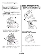 Preview for 4 page of Oki MC360 MFP Cleaning Instructions