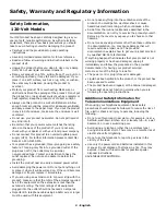 Preview for 2 page of Oki MC360 MFP Safety And Warranty Manual