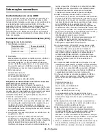 Preview for 46 page of Oki MC360 MFP Safety And Warranty Manual