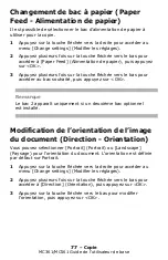 Preview for 77 page of Oki MC361MFP Manual De L’Utilisateur De Base