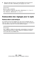 Preview for 84 page of Oki MC361MFP Manual De L’Utilisateur De Base