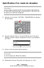 Preview for 101 page of Oki MC361MFP Manual De L’Utilisateur De Base