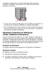 Preview for 103 page of Oki MC361MFP Manual De L’Utilisateur De Base