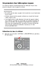 Preview for 106 page of Oki MC361MFP Manual De L’Utilisateur De Base