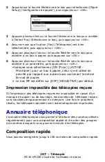 Preview for 107 page of Oki MC361MFP Manual De L’Utilisateur De Base