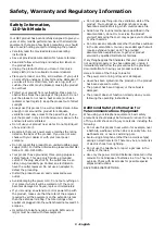 Preview for 2 page of Oki MC361MFP Safety & Warranty Manual