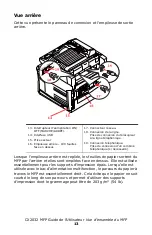 Предварительный просмотр 13 страницы Oki MC560 MFP CX2032 Manual De L'Utilisateur