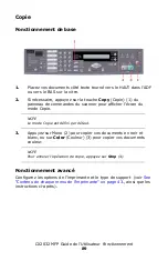 Предварительный просмотр 89 страницы Oki MC560 MFP CX2032 Manual De L'Utilisateur