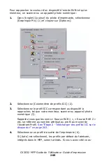 Предварительный просмотр 206 страницы Oki MC560 MFP CX2032 Manual De L'Utilisateur