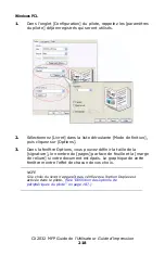 Предварительный просмотр 218 страницы Oki MC560 MFP CX2032 Manual De L'Utilisateur