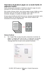 Предварительный просмотр 230 страницы Oki MC560 MFP CX2032 Manual De L'Utilisateur