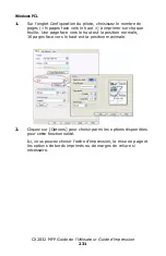 Предварительный просмотр 231 страницы Oki MC560 MFP CX2032 Manual De L'Utilisateur