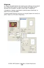 Предварительный просмотр 234 страницы Oki MC560 MFP CX2032 Manual De L'Utilisateur