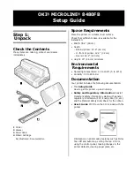 Oki Microline 8480 FB Setup Manual preview