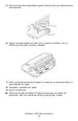 Preview for 27 page of Oki ML1120 Manual Do Utilizador