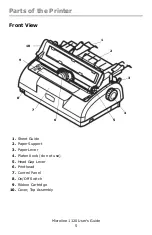 Предварительный просмотр 5 страницы Oki ML1120 User Manual