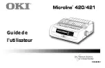 Oki ML420 Series Manual De L'Utilisateur preview