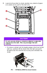 Предварительный просмотр 75 страницы Oki MPS711c User Manual