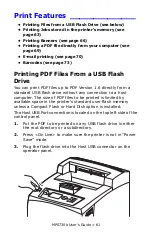 Предварительный просмотр 61 страницы Oki MPS730b User Manual