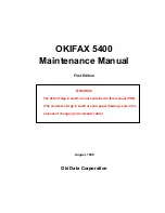 Oki OKIFAX 5400 Maintenance Manual preview