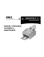 Oki OKIOFFICE84 Garantia, Informações Normativas E Especificações preview
