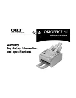 Oki OKIOFFICE84 Regulatory Information предпросмотр