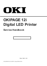 Предварительный просмотр 2 страницы Oki OKIPAGE 12i Series Service Handbook