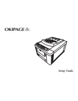 Oki OKIPAGE 8c Plus Setup Manual preview