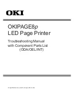 Предварительный просмотр 127 страницы Oki Okipage 8p Maintenance Manual