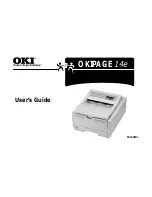 Oki OKIPAGE14e User Manual предпросмотр