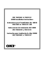 Oki OKIPAGE18 Instructions Manual preview