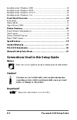 Preview for 4 page of Oki Pacemark PM4410 Setup Manual