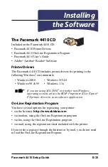 Preview for 37 page of Oki Pacemark PM4410 Setup Manual