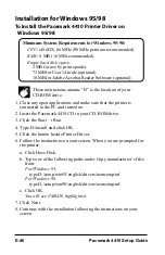 Preview for 42 page of Oki Pacemark PM4410 Setup Manual