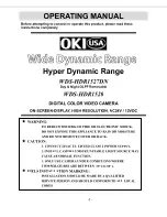 Preview for 1 page of Oki WDS-HDR1527DN Operating Manual