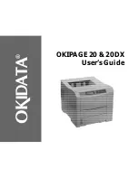 OKIDATA OKIPAGE 20 User Manual preview
