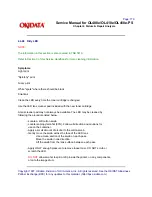 Preview for 277 page of OKIDATA OL400e Series Service Manual