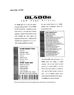 Preview for 350 page of OKIDATA OL400e Series Service Manual