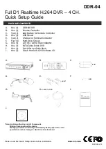 Preview for 1 page of Okina USA DDR-04 Quick Setup Manual